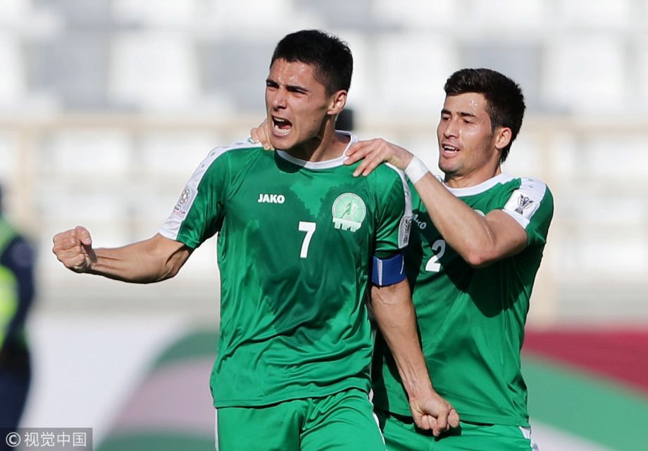 包含土库曼斯坦国家队遭逆转，输掉胜利的词条